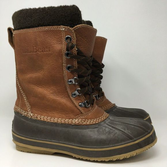 Ll Bean Mens Winter Snow Pac Boots 